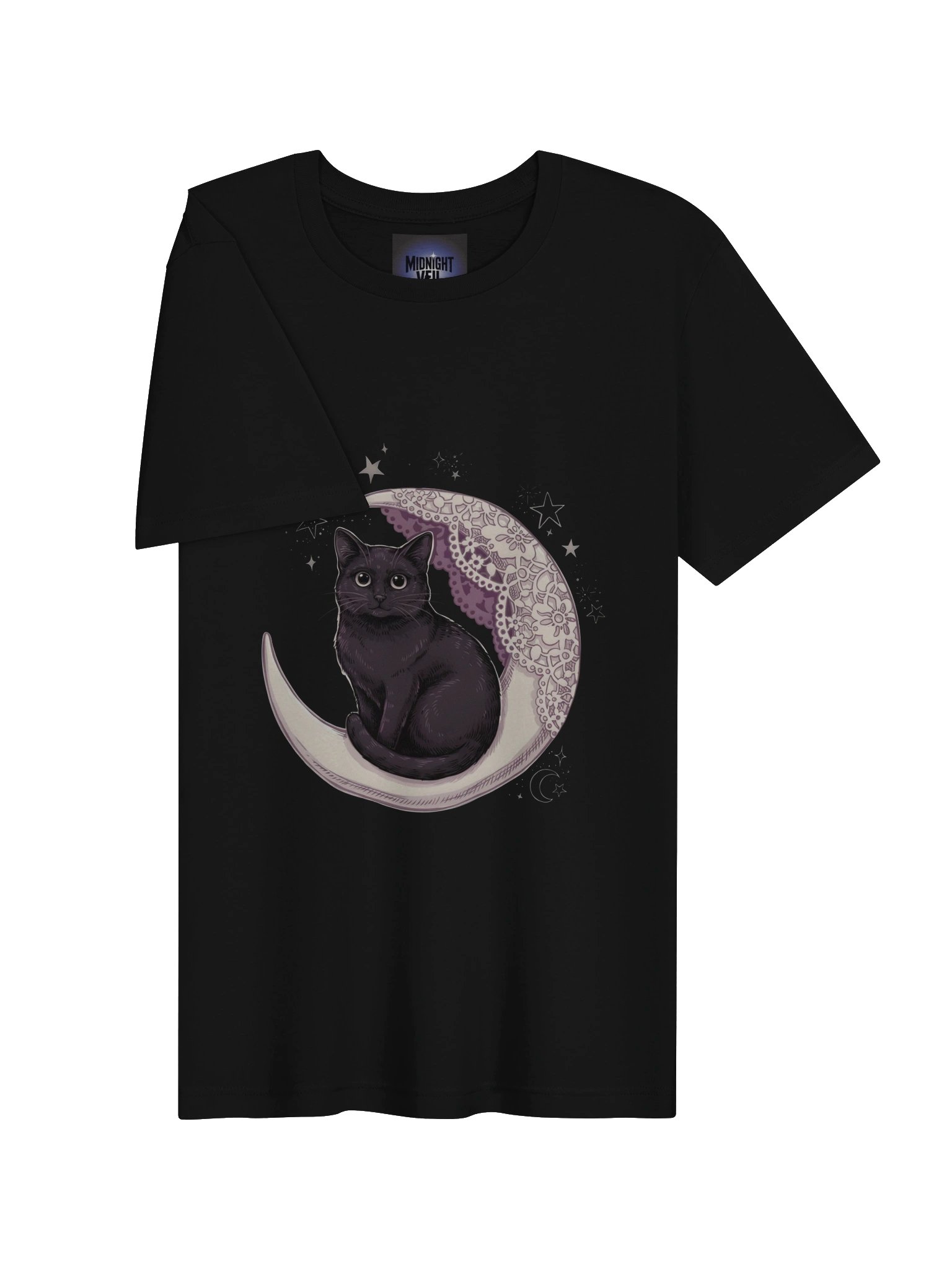 Celestial Cat Moon Tee product image (23)