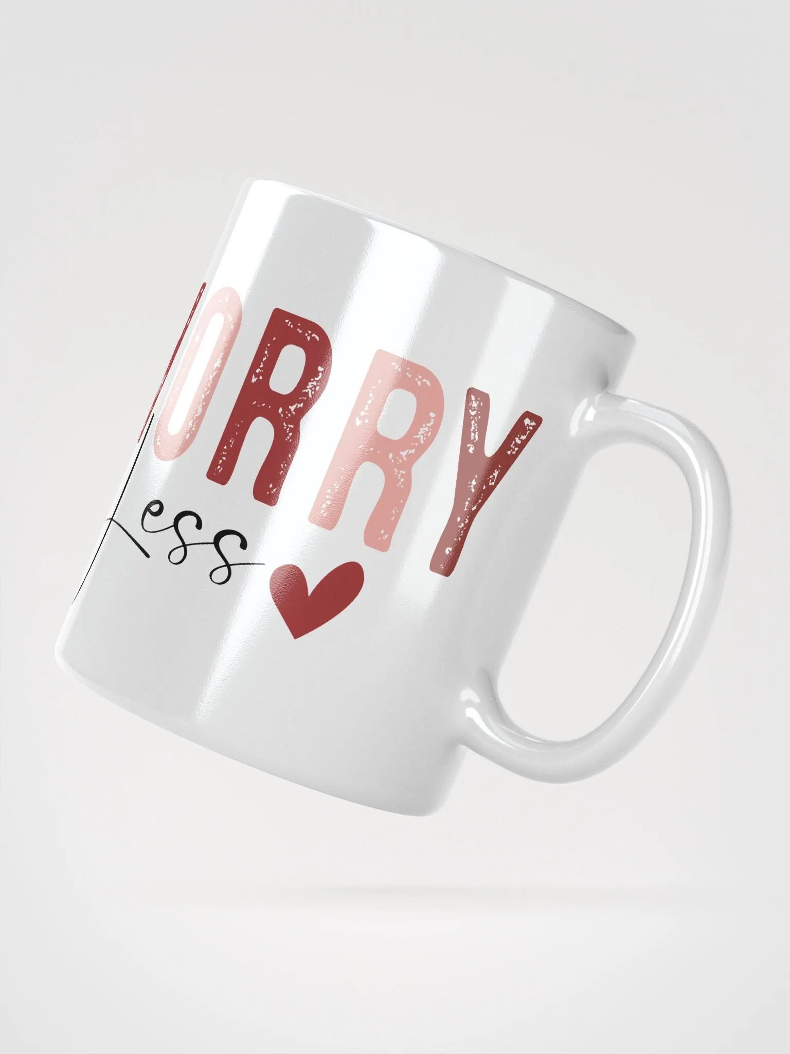 Love More, Worry Less Mug product image (5)