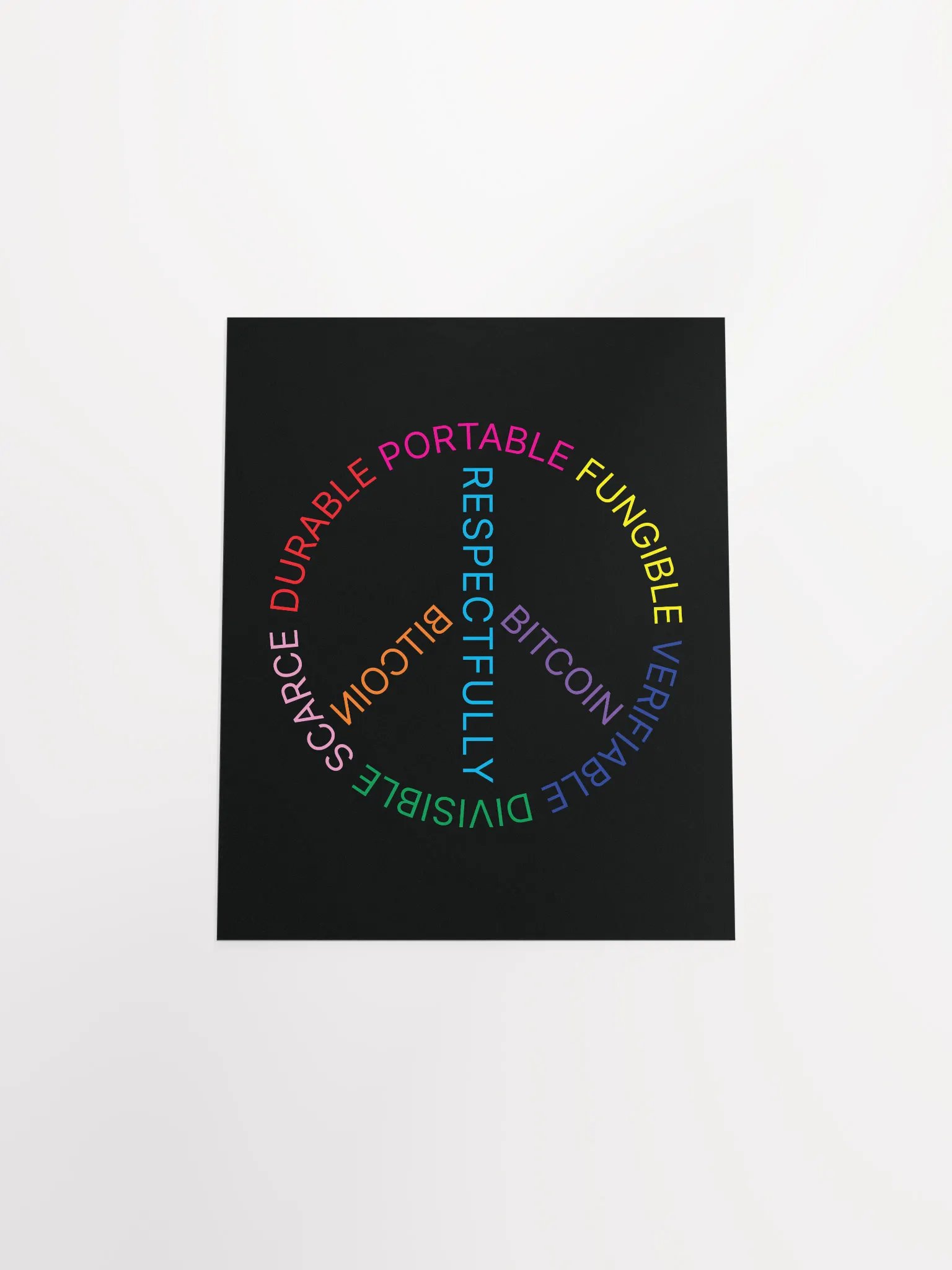 Bitcoin Peace Poster product image (4)