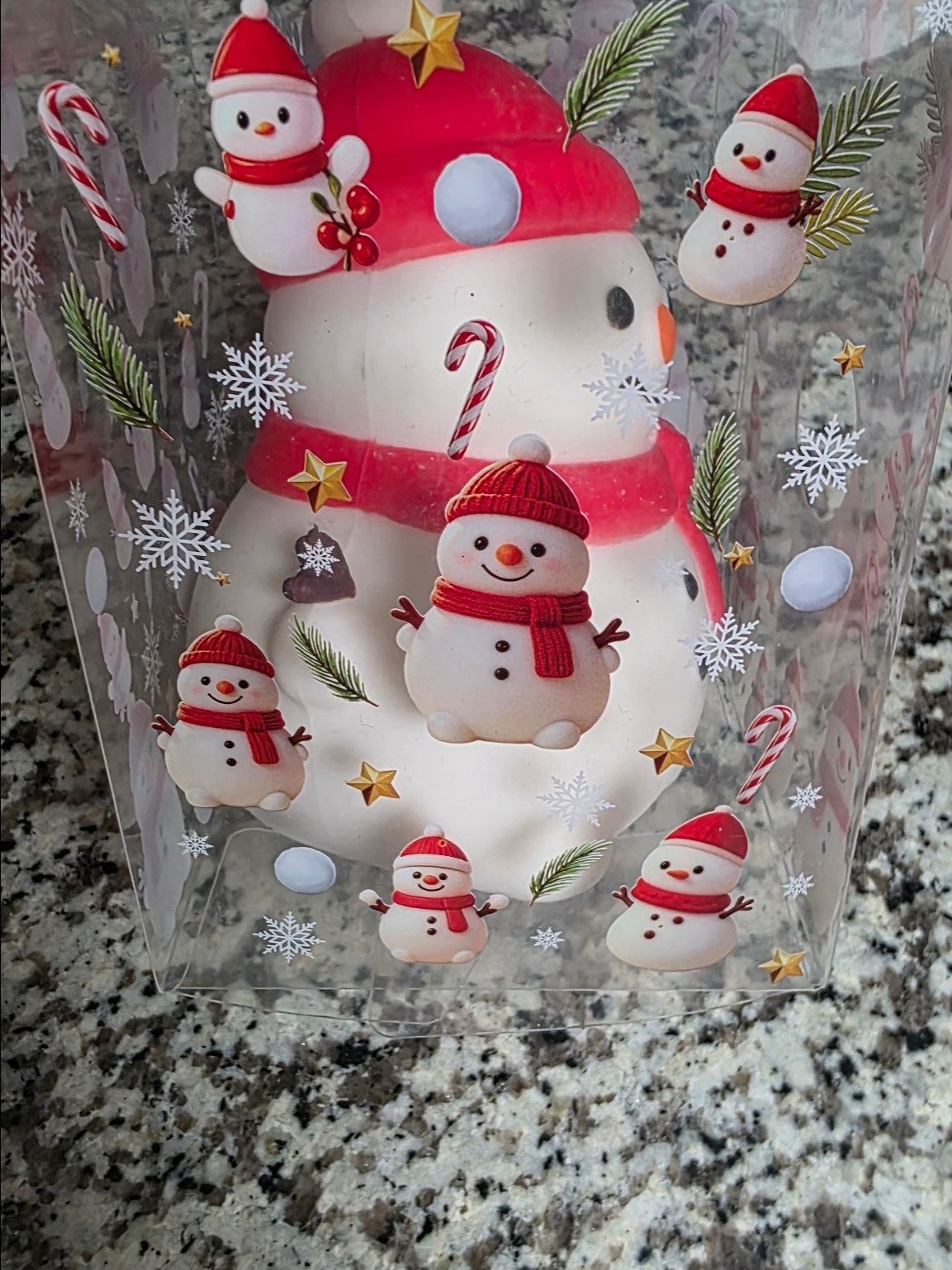Cream Filled Jumbo Snowman Squishy product image (2)