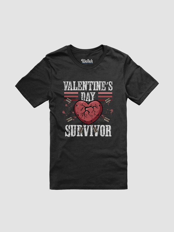 Valentine’s Day Survivor T-Shirt – Anti-love & Grunge Design product image (1)