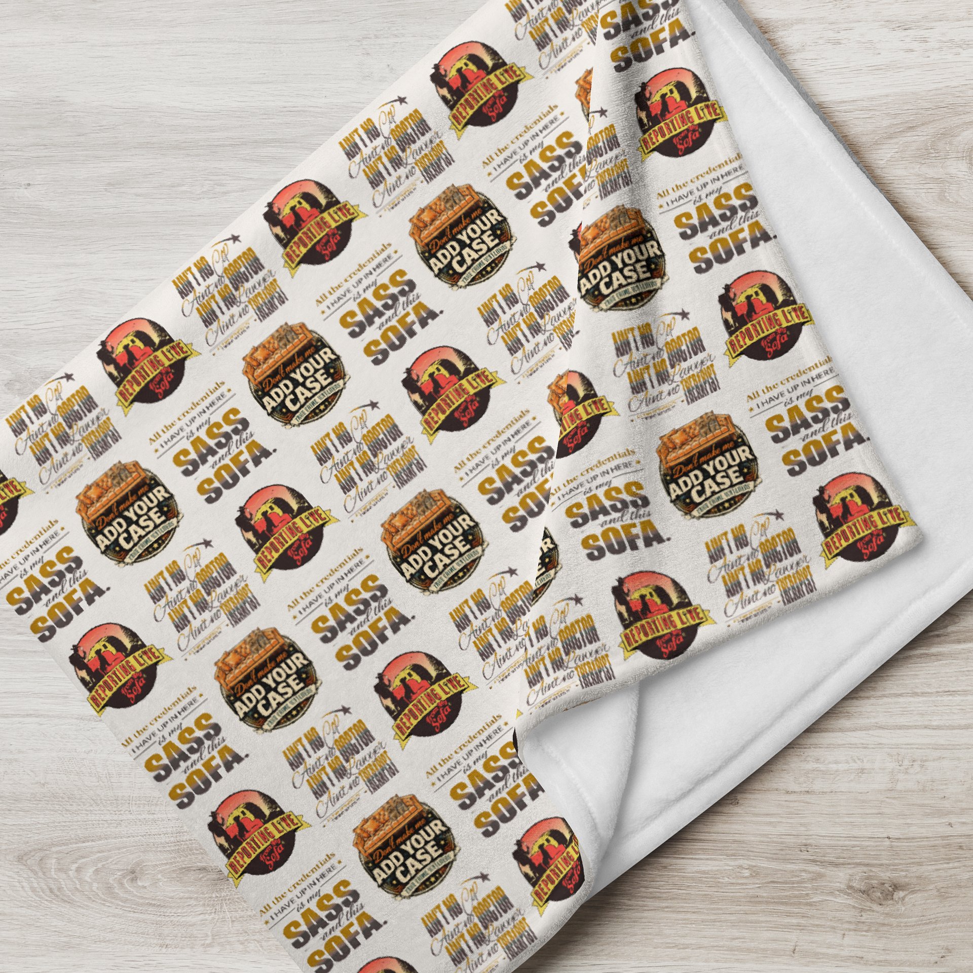 True Crime Throw Blanket Sofa Proclamations Sofa Blanket product image (5)