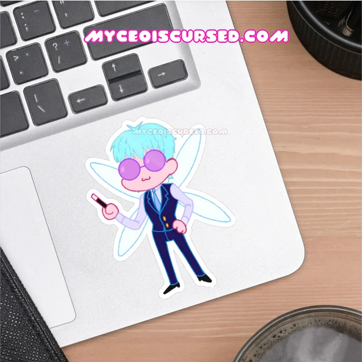 Office Fairy - Glossy Sticker 💜 product image (2)