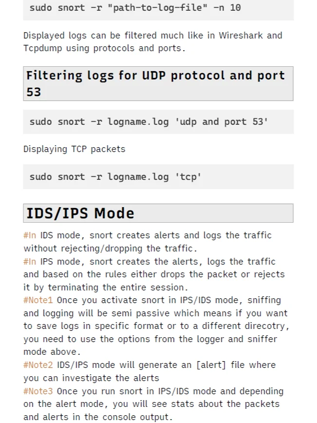 Snort IDS Study Notes product image (4)