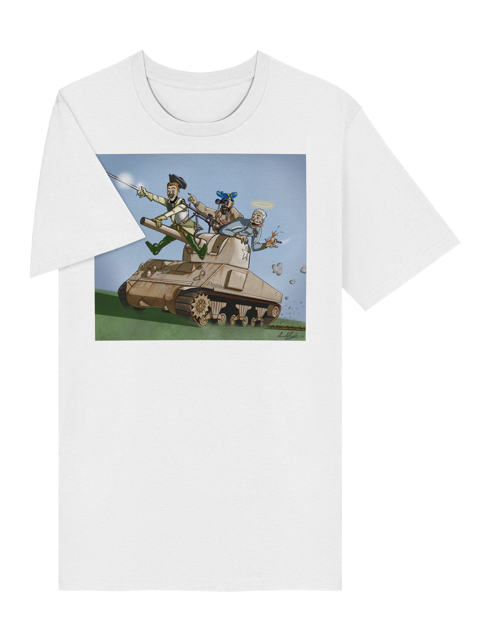 Sankt Conrads lärjungar (Organic unisex T-shirt med bakgrund) product image (7)