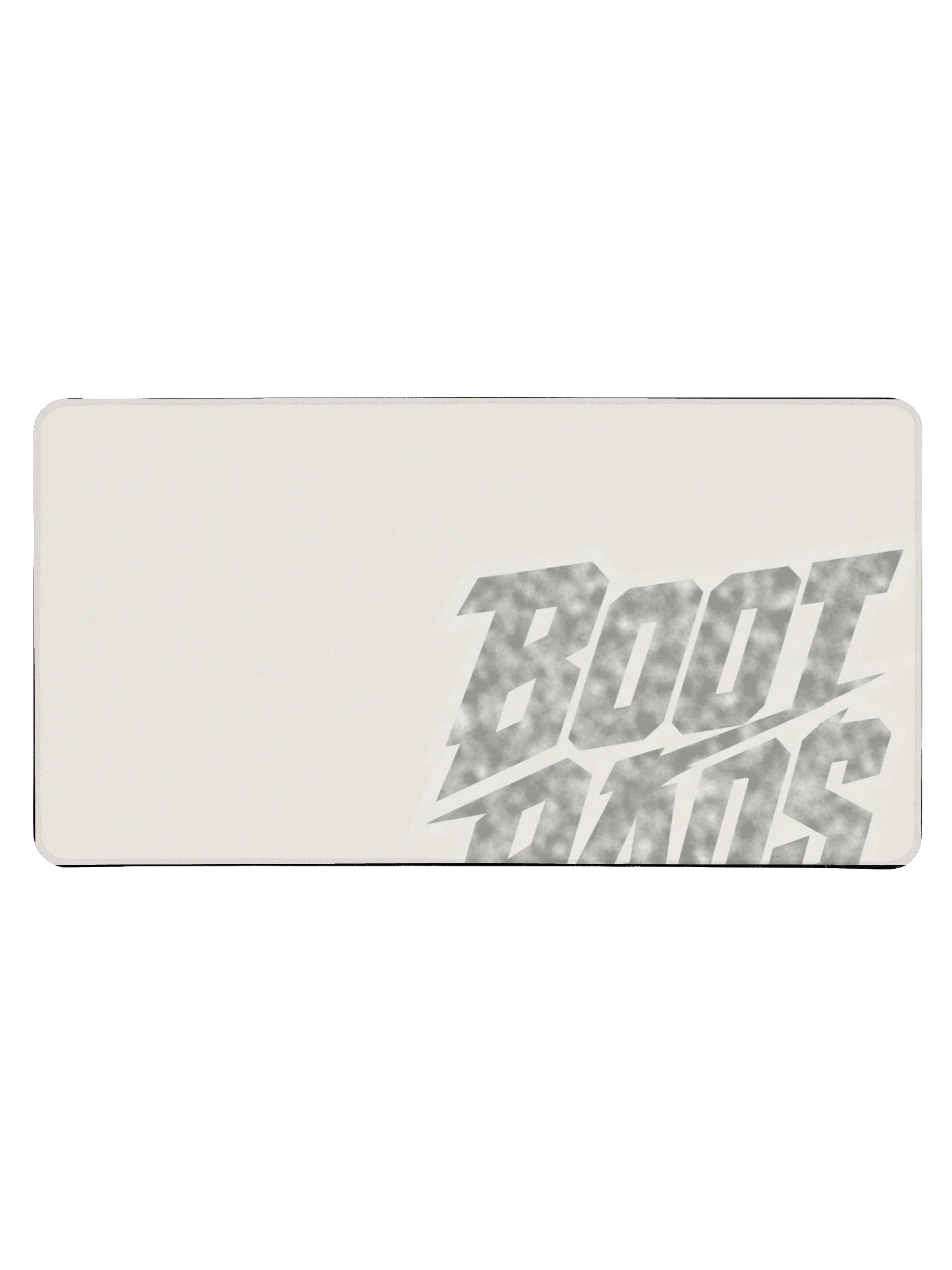 Mousepad Logo Bootpads Desgastado Deskmat Blanco product image (1)