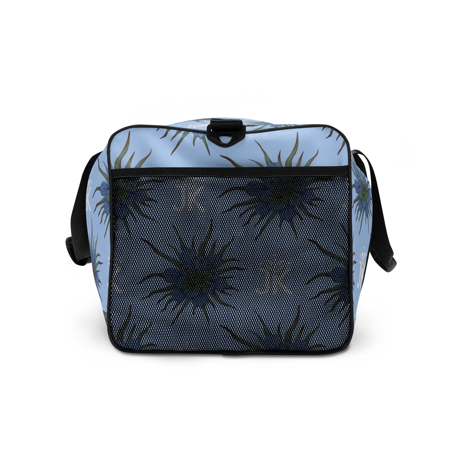 Floral Fiend Blue Duffel Bag product image (7)