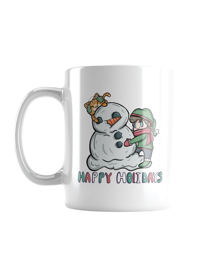 Arcade Warrior Happy Holidays White Mug Christmas 2025 product image (1)