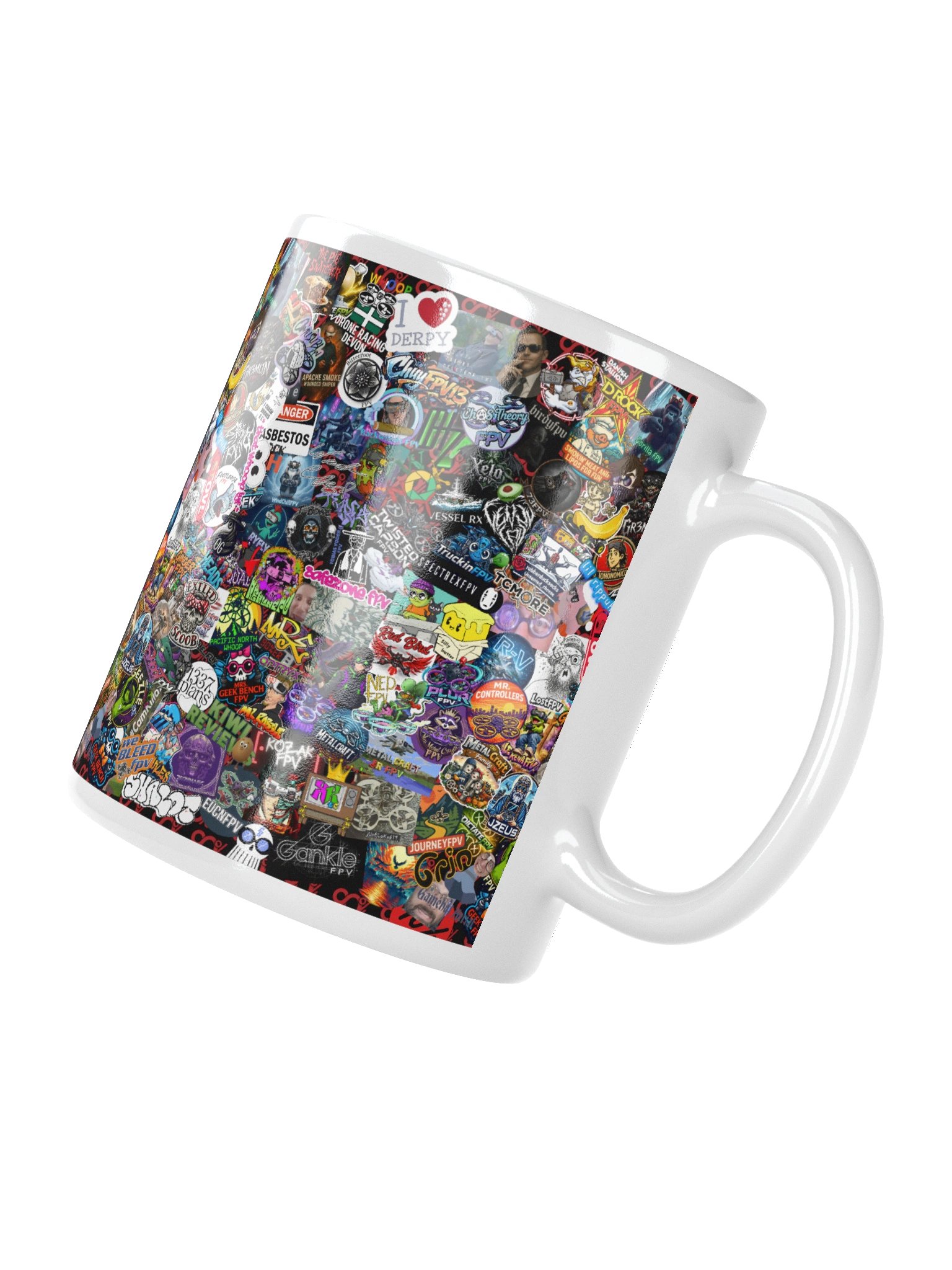 2026 Sticker Bomb Mug (White) product image (3)