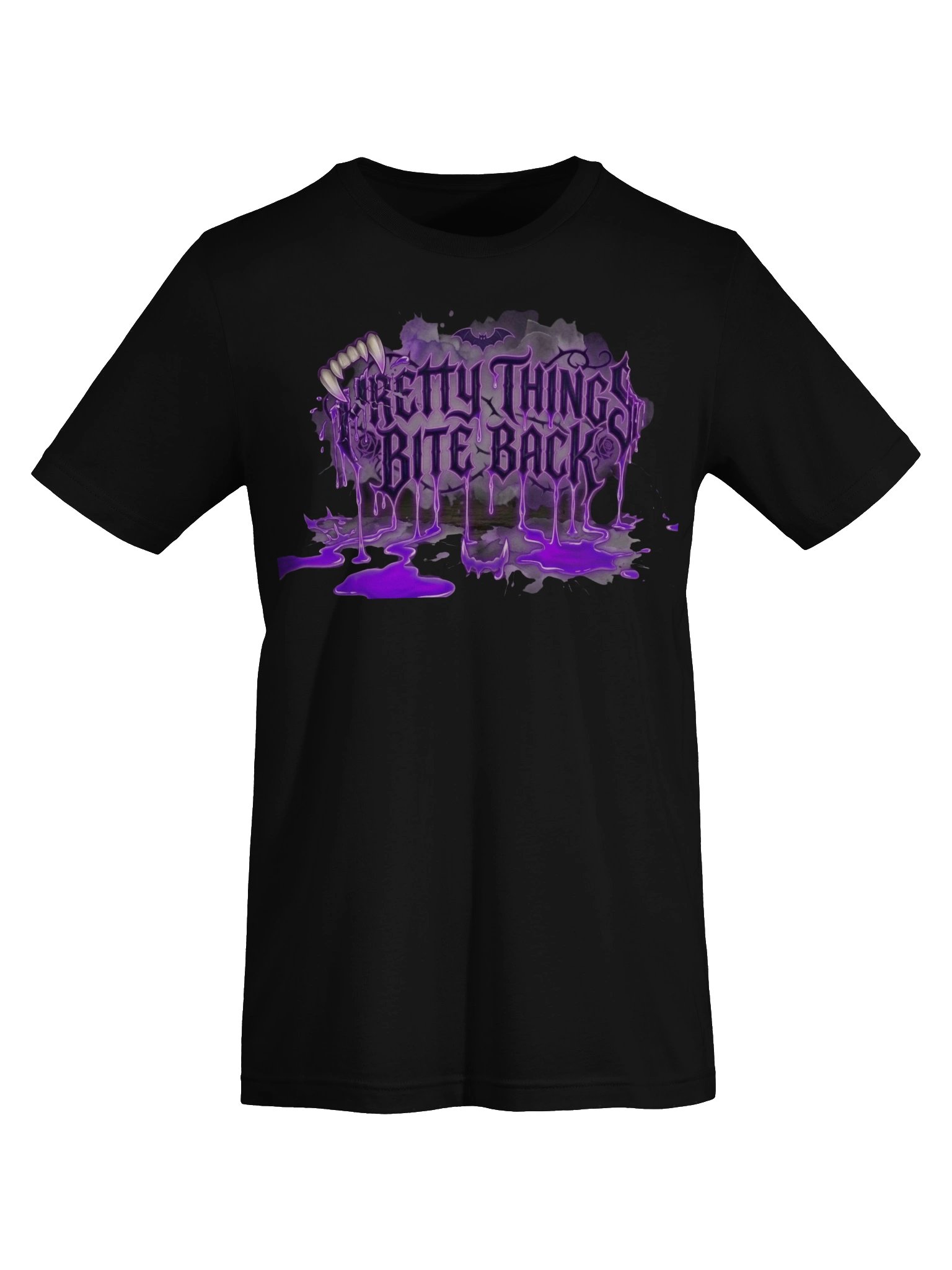 Violet Drip Vampire Gothic Tee product image (25)