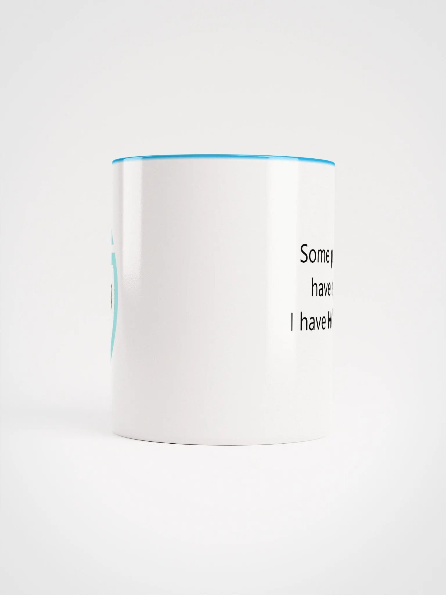 Light blue hockey life mug product image (5)
