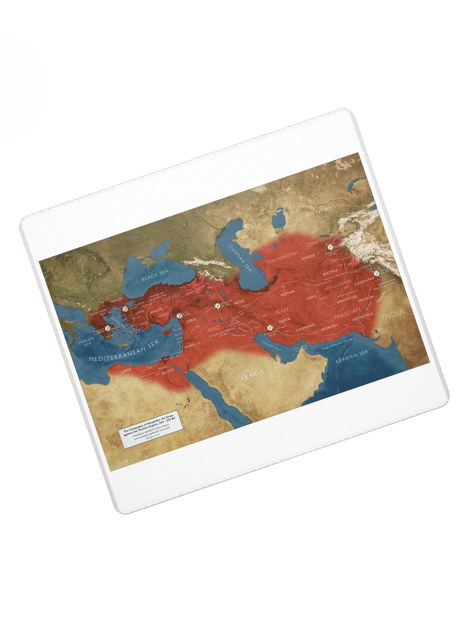 The Campaigns of Alexander - Gaming Mouse Pad product image (7)