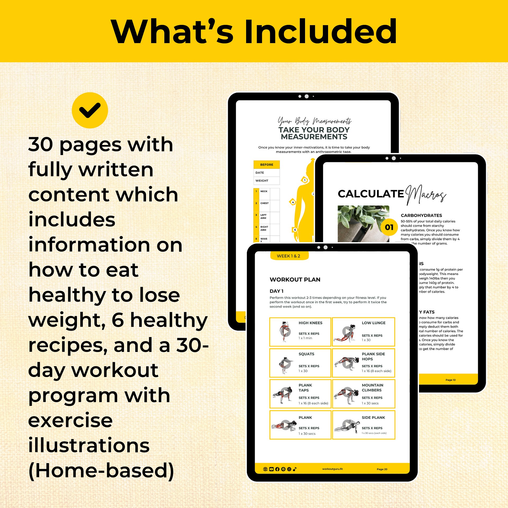 30-day Home-Based Weight Loss Workout Program product image (2)