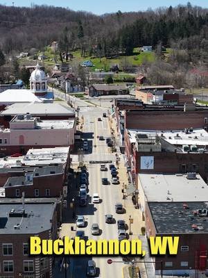 Aerial View of Buckhannon, WV 😍 #westvirginia #droneview #smalltown