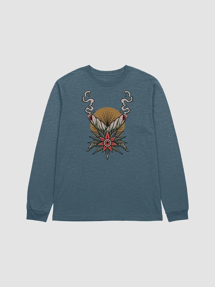 Vintage Weed - Old School Style Cannabis L/S t-shirt product image (2)
