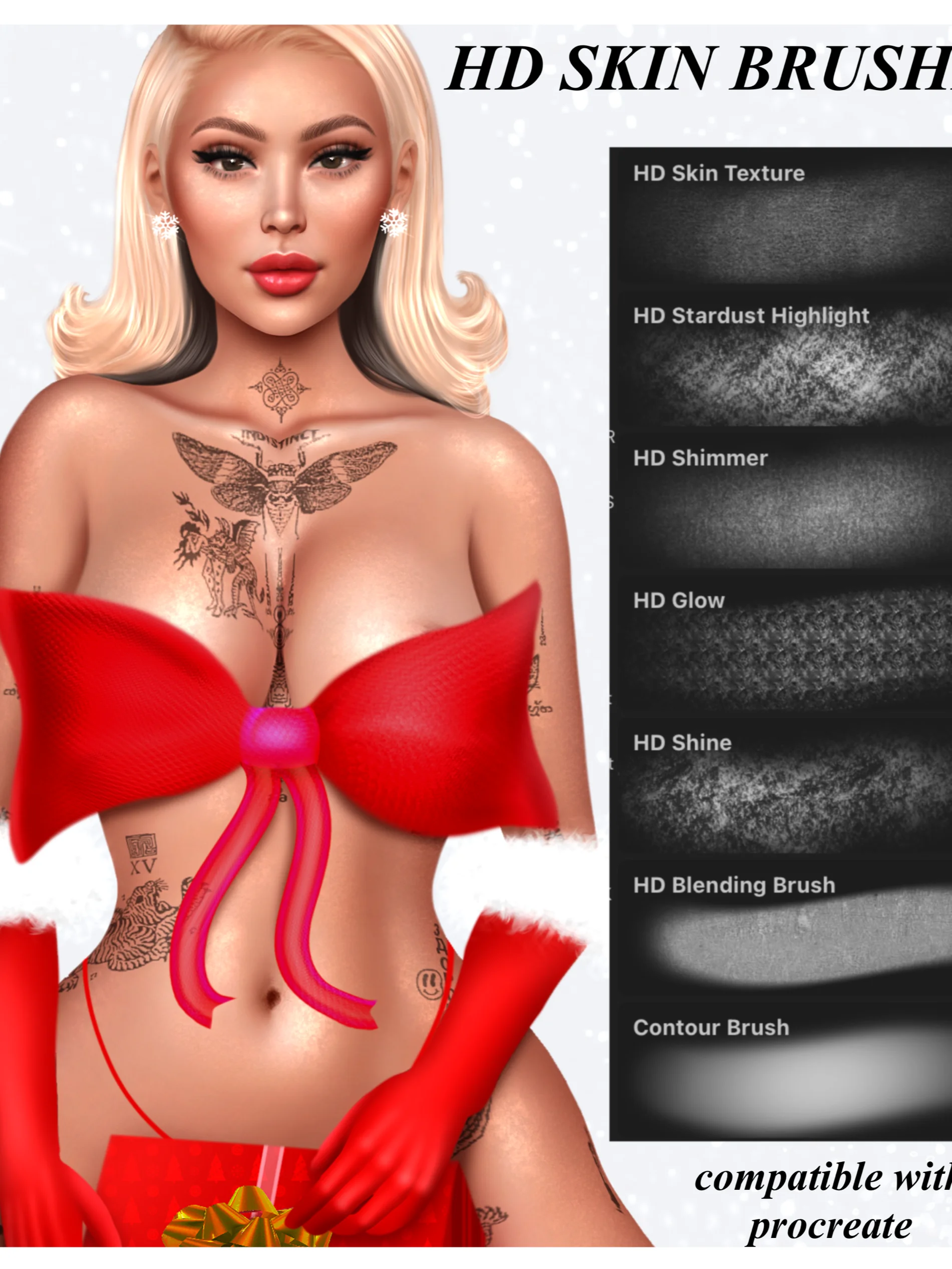 HD Skin Brush set (Procreate) product image (1)
