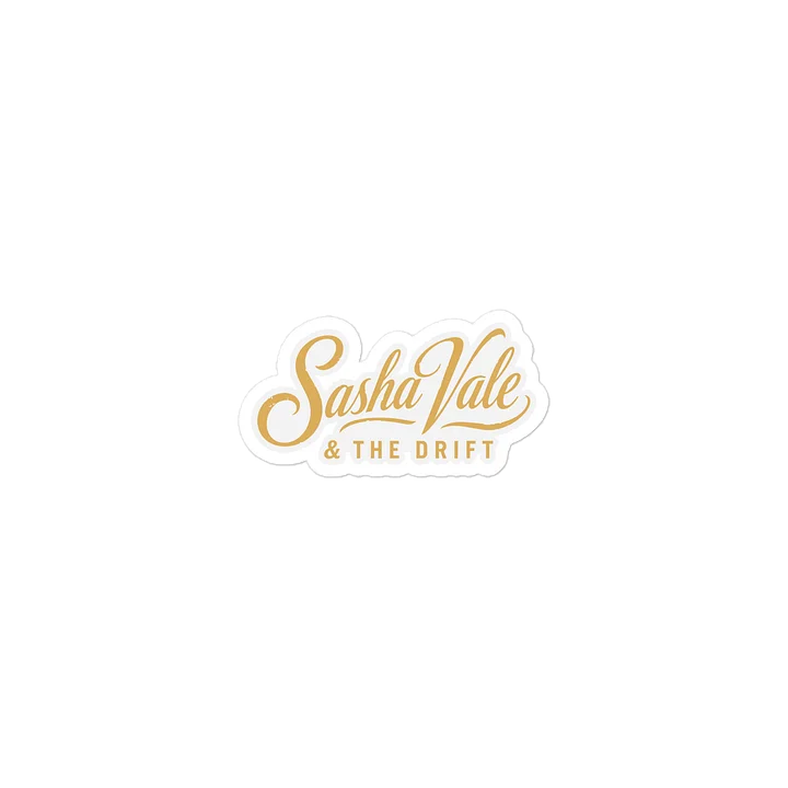 Sasha Vale & The Drift Logo Sticker product image (2)