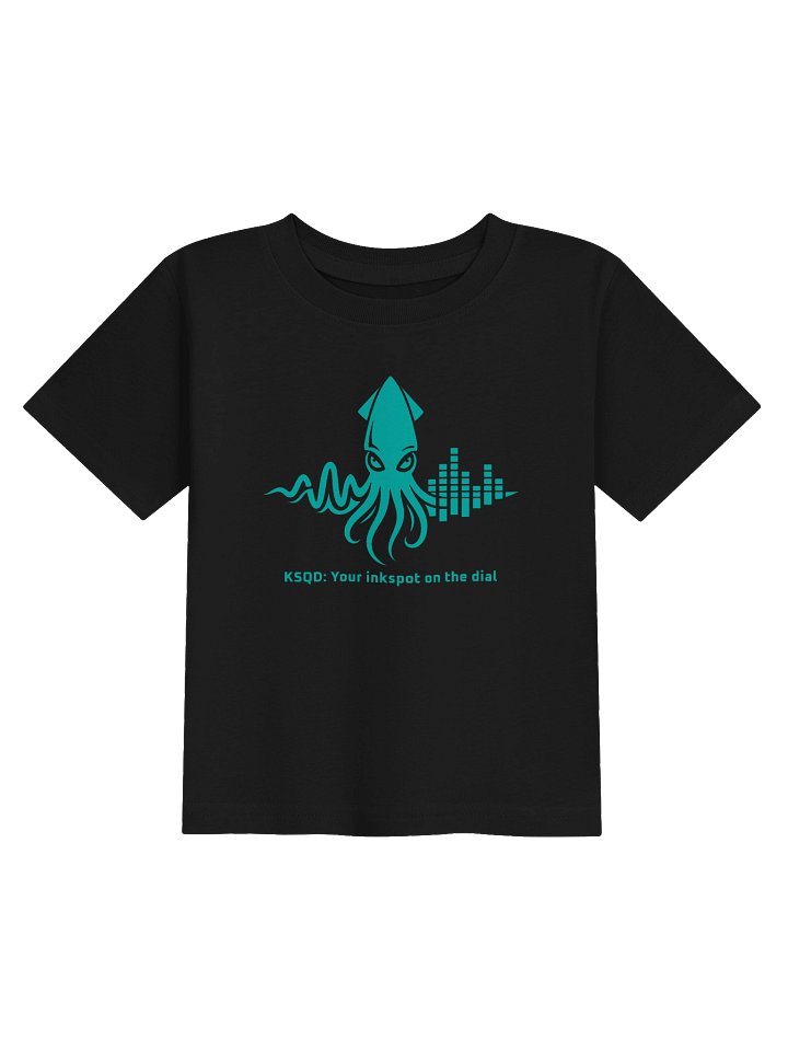 KSQD “Little Squid Beats” Baby Jersey T-Shirt (Black Edition) product image (2)