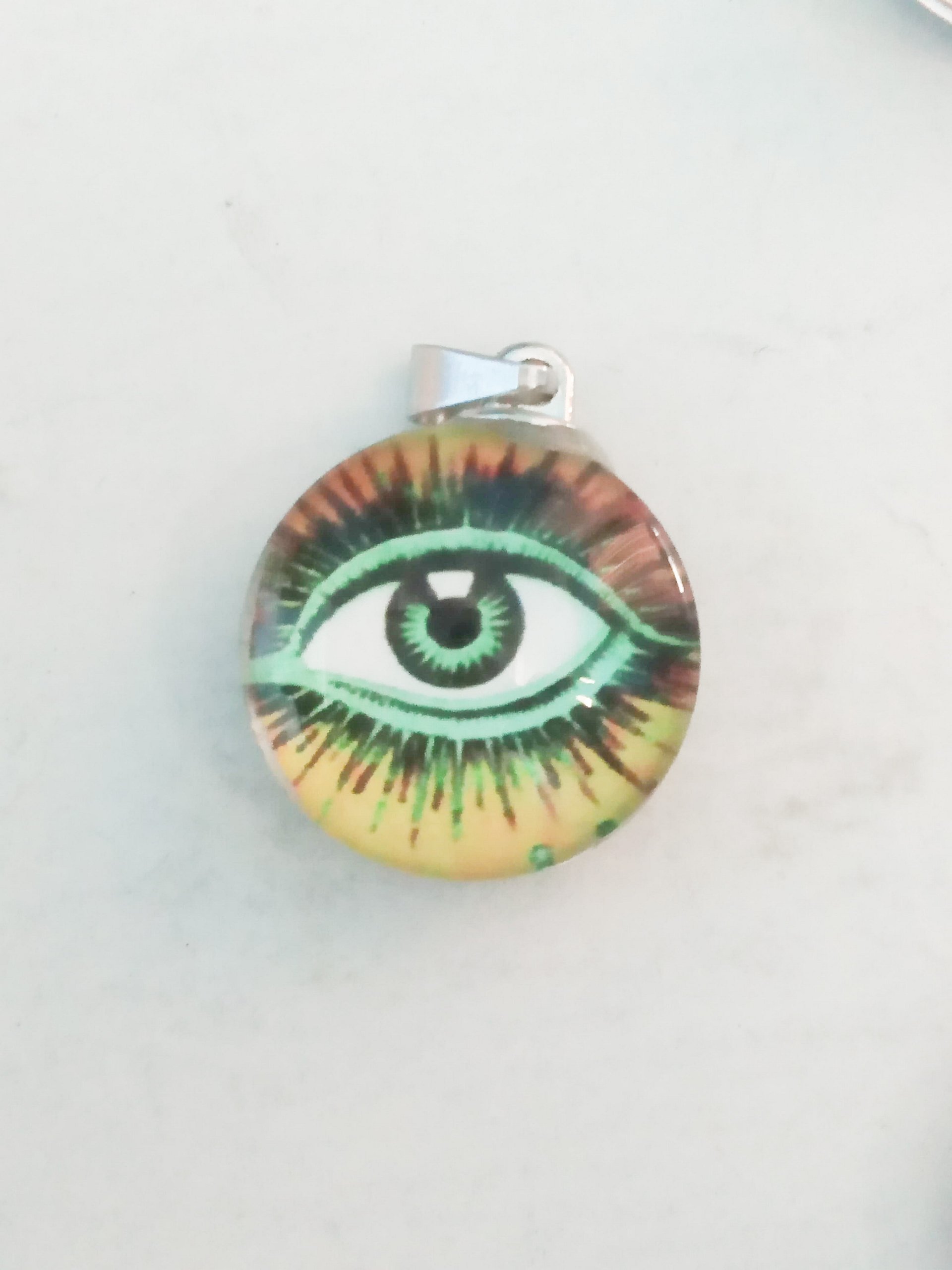 SALAM & SONS CHANDIWALE Official Yellow Evil Eye Pendant product image (1)