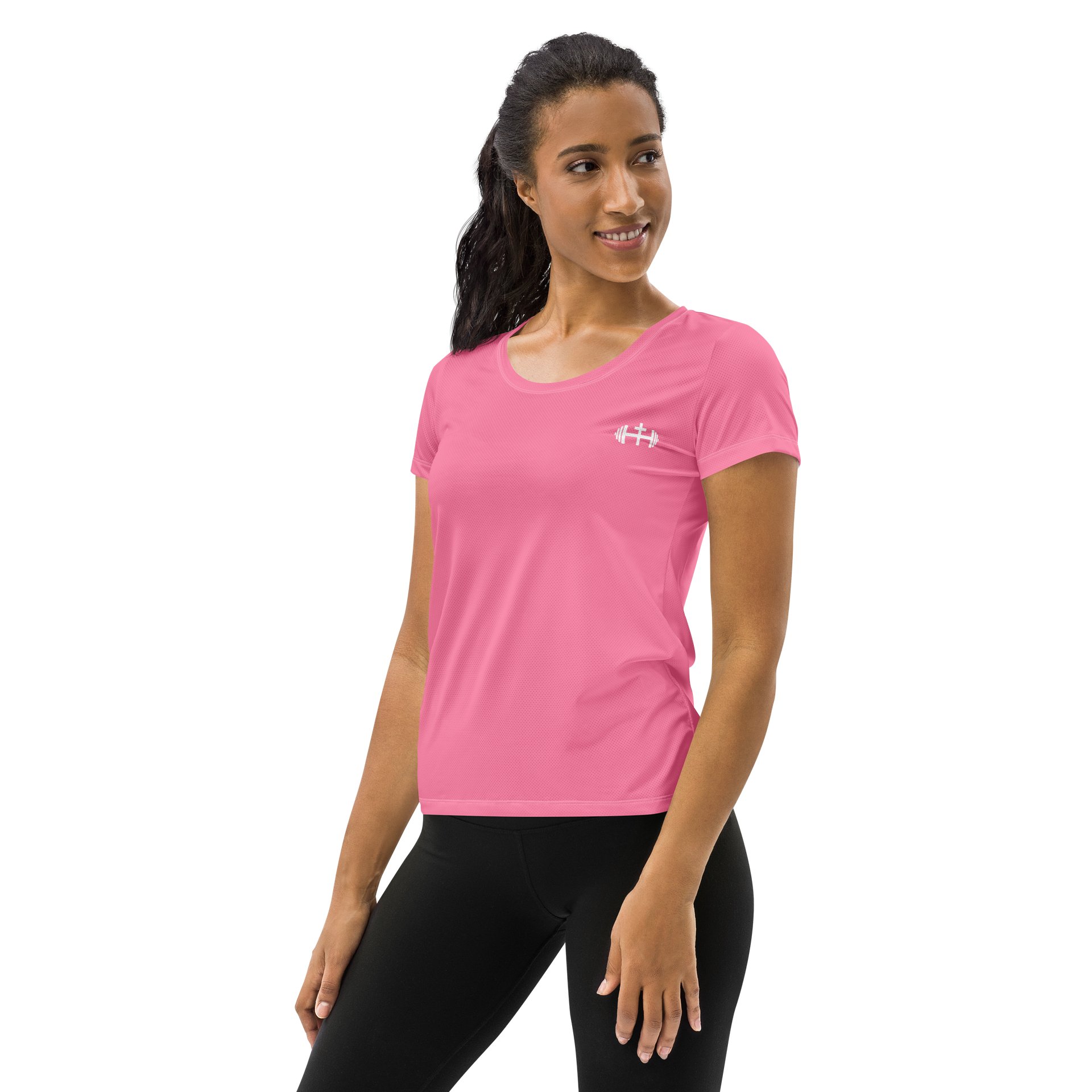His House Womens Performance T-Shirt - Pink product image (3)