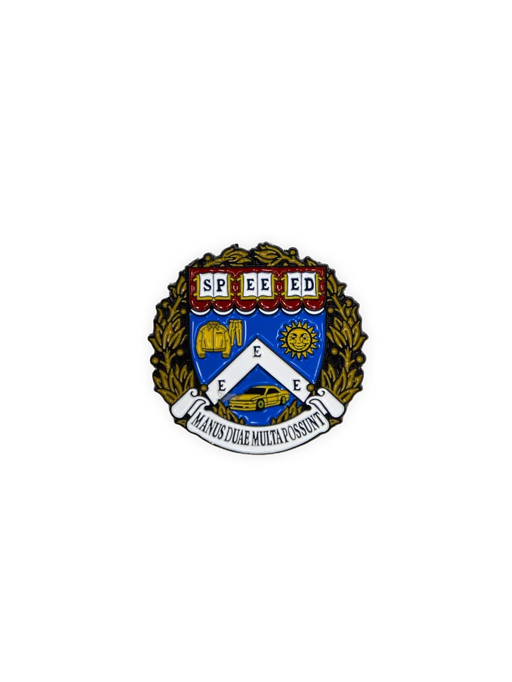 Speeed Crest Enamel Pin product image (1)