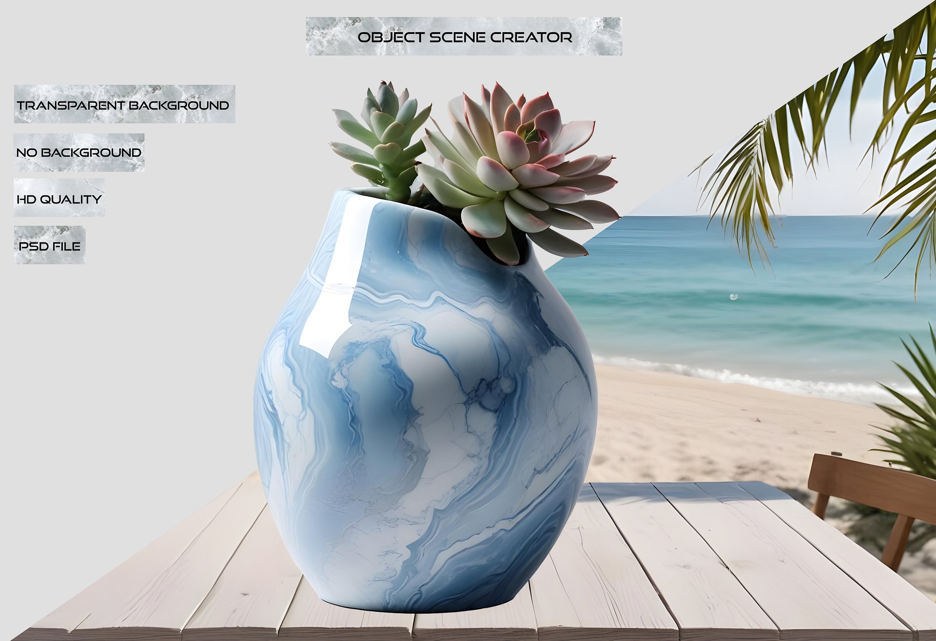 Collection: Marble Eternal – Coastal Luxury Spa Decor PNG product image (2)