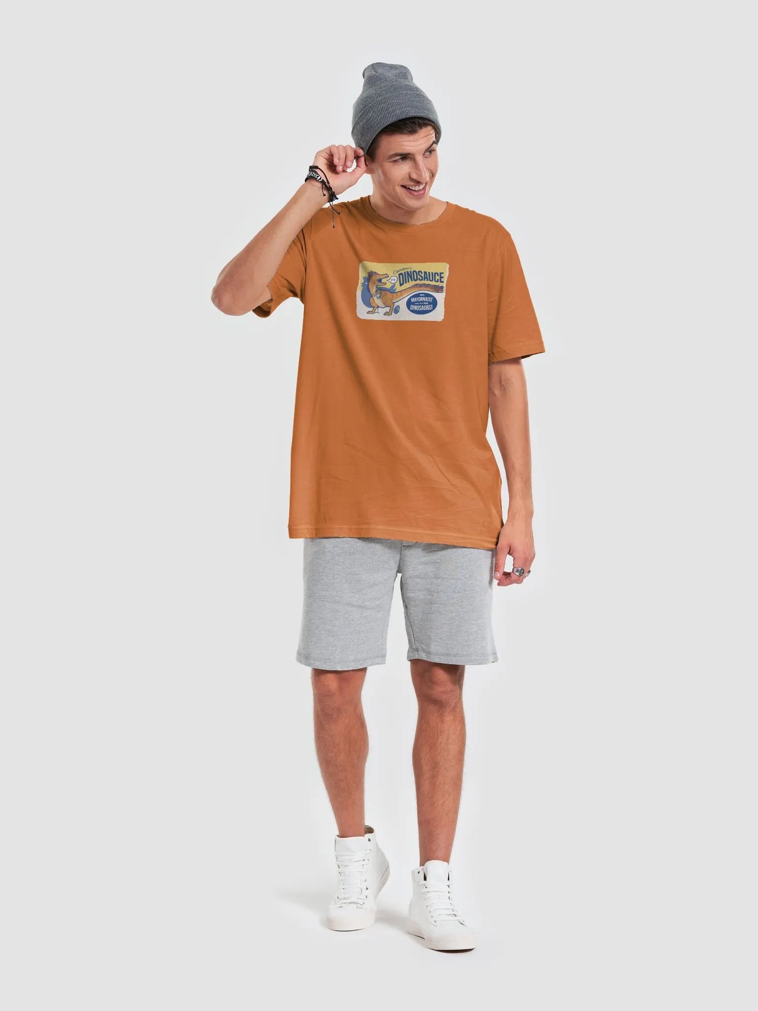 Dinosauce: Unisex Dinotee (Orange) product image (5)