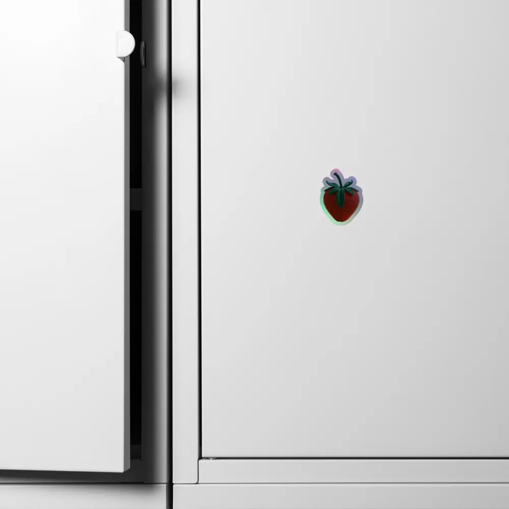 CozyAvocado Holo Sticker Strawberry #01 product image (6)