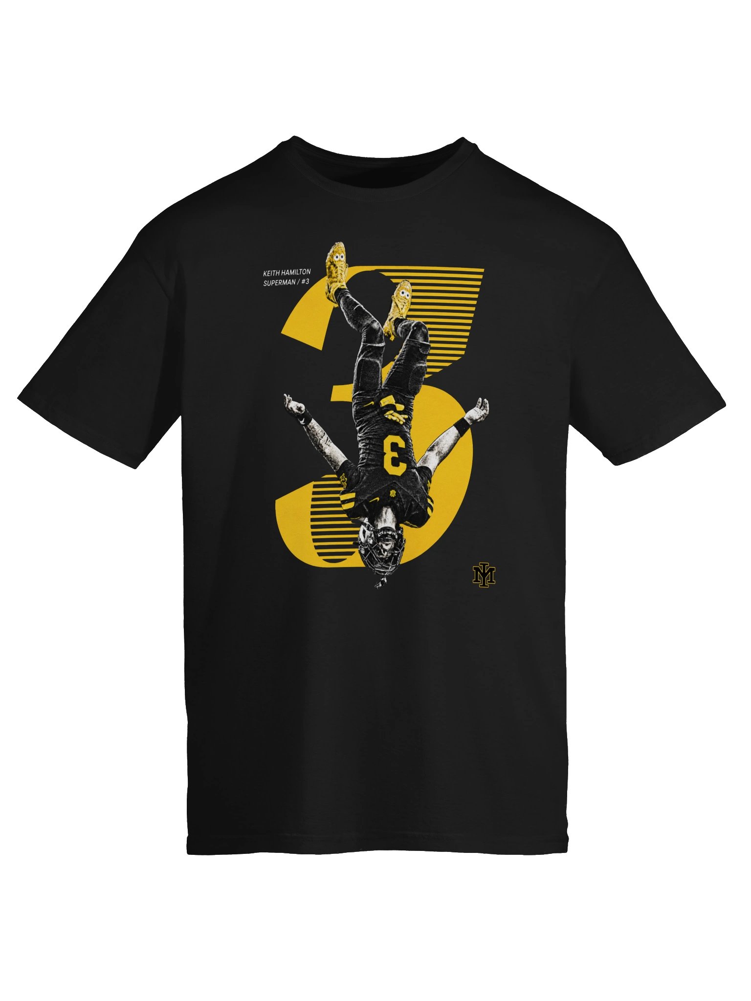 Keith Hamilton #3 — Breakthrough Black Tee product image (1)