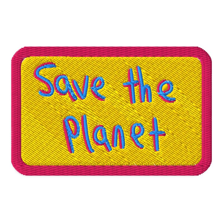Save The Planet patch product image (1)