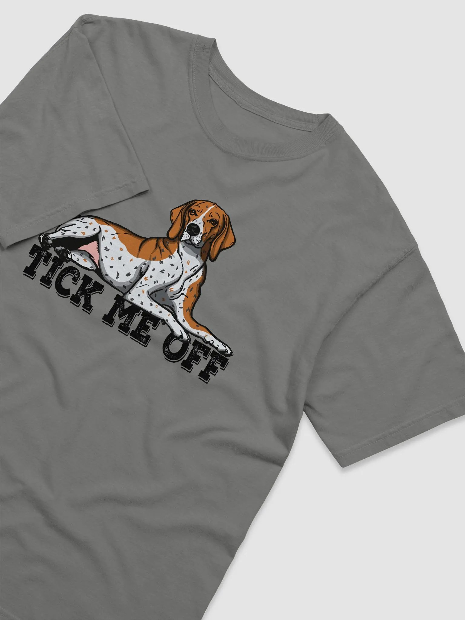 Tick Me Off T-Shirt of a Redtick Coonhound | Funny T-Shirt for Coonhound Paw-rents product image (6)
