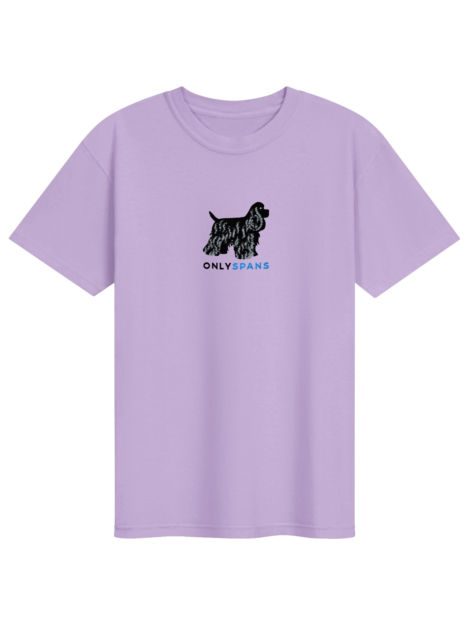 Only Spans T-Shirt(Embroidered) of an American Cocker Spaniel(Black) product image (41)