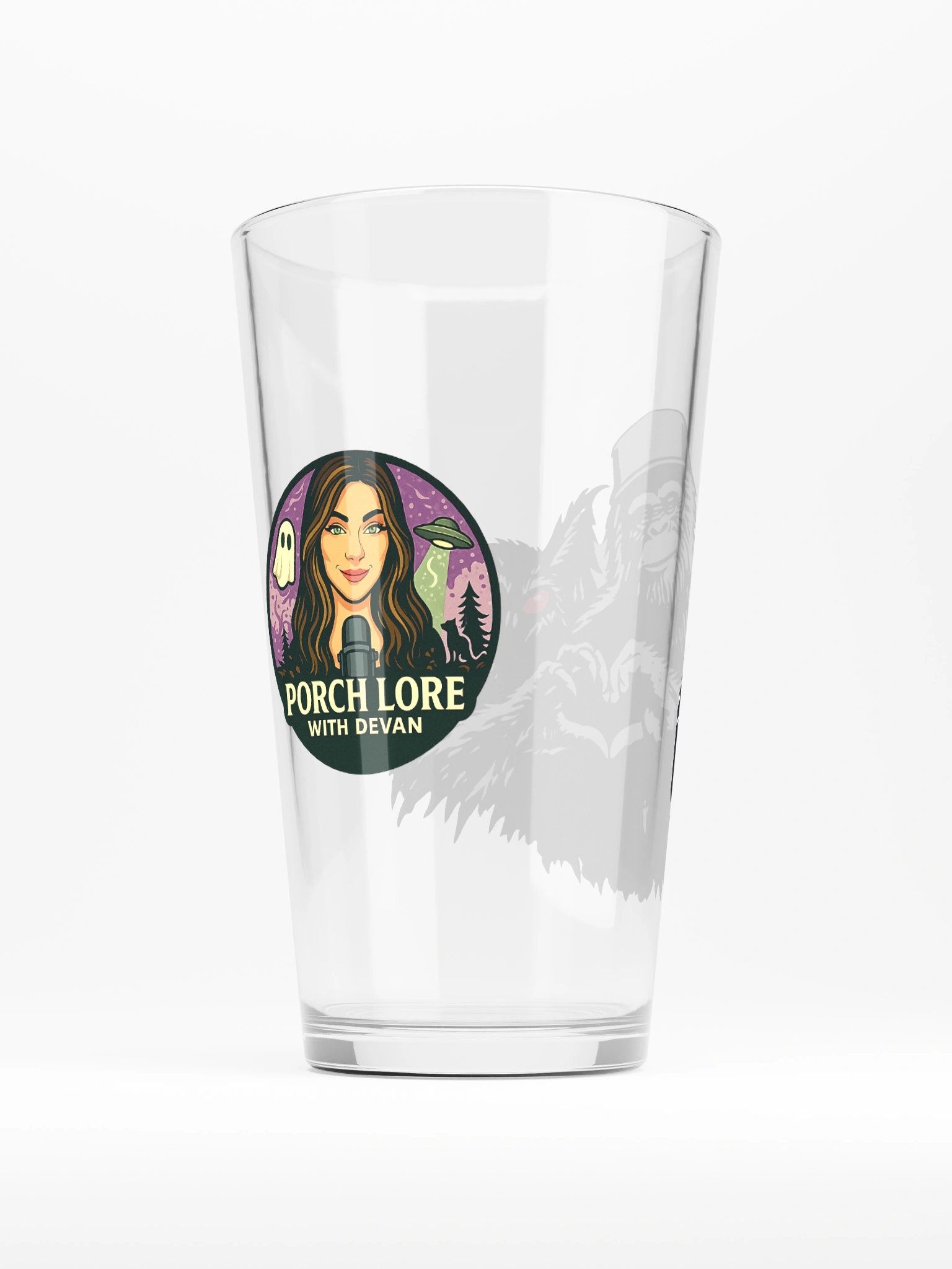 CRYPTID BESTIES SHAKER PINT GLASS 16oz product image (3)