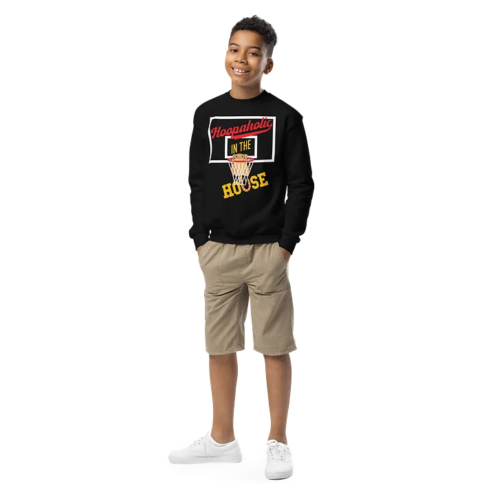 Basketball Cat (Hoopaholic IN THE HOUSE) - Unisex Youth Sweatshirt product image (1)