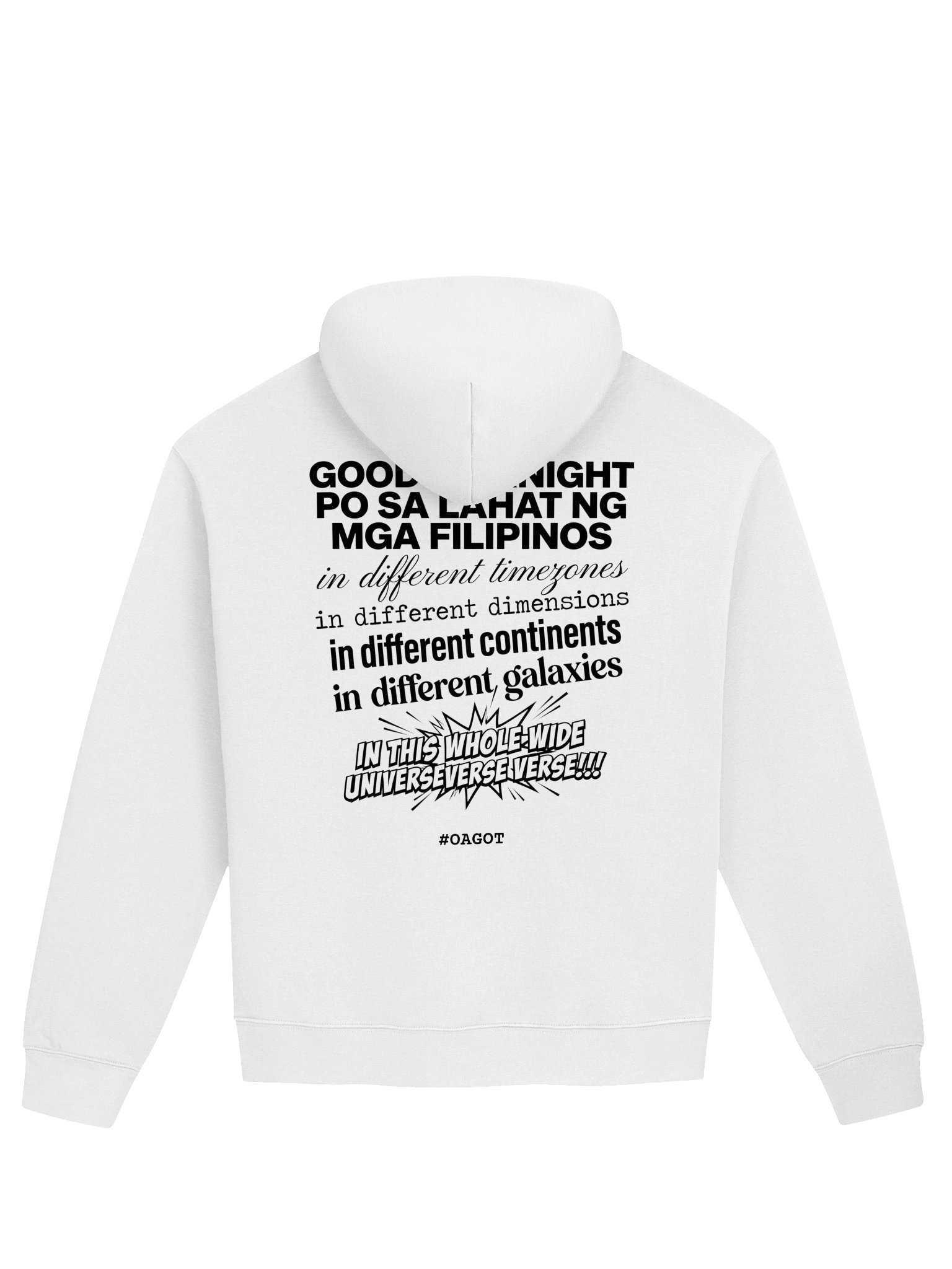 The Global Universe Hoodie (back print) product image (2)