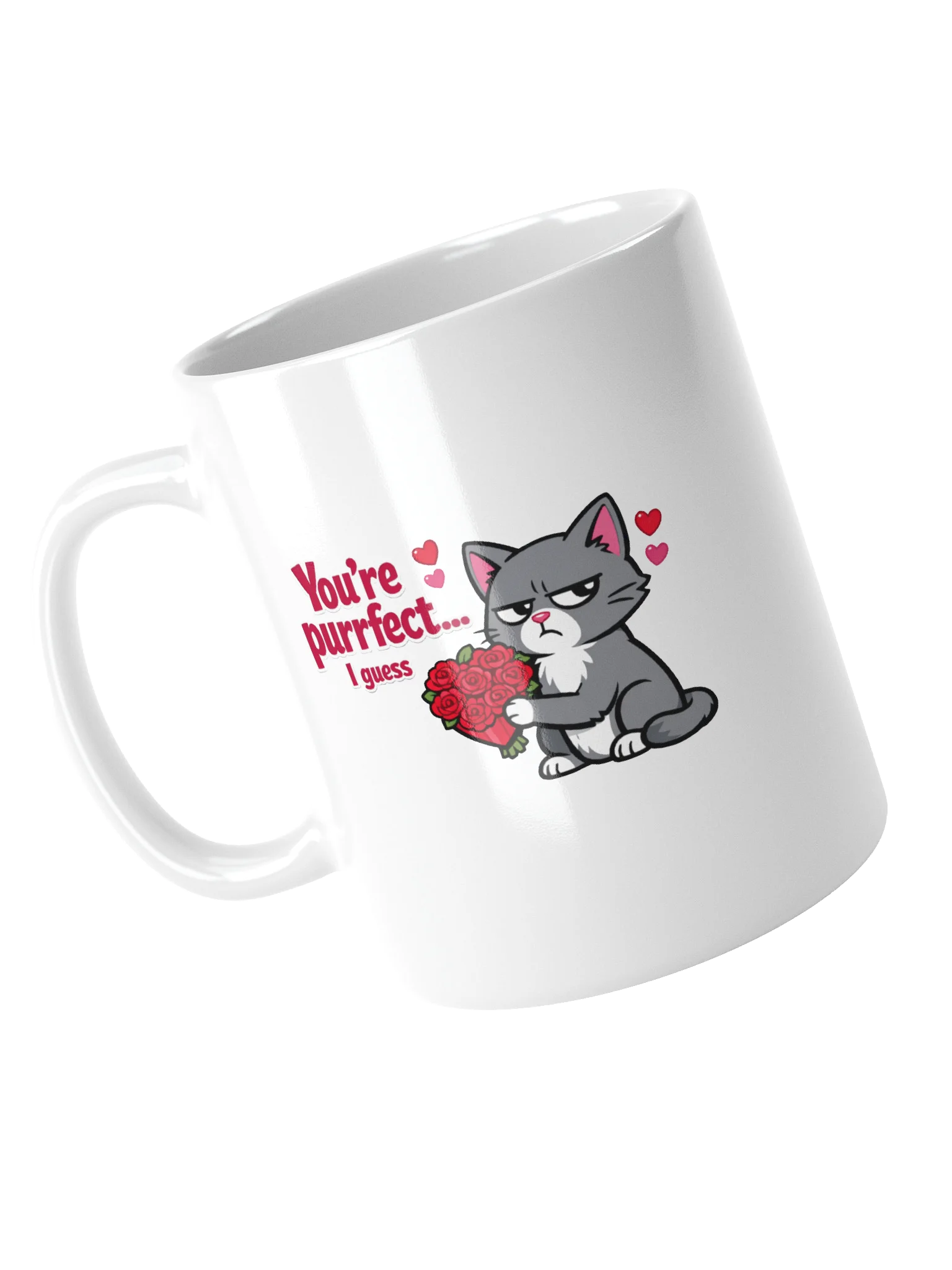 "You're Purrfect I Guess" Grumpy Cat Valentine's Mug product image (4)