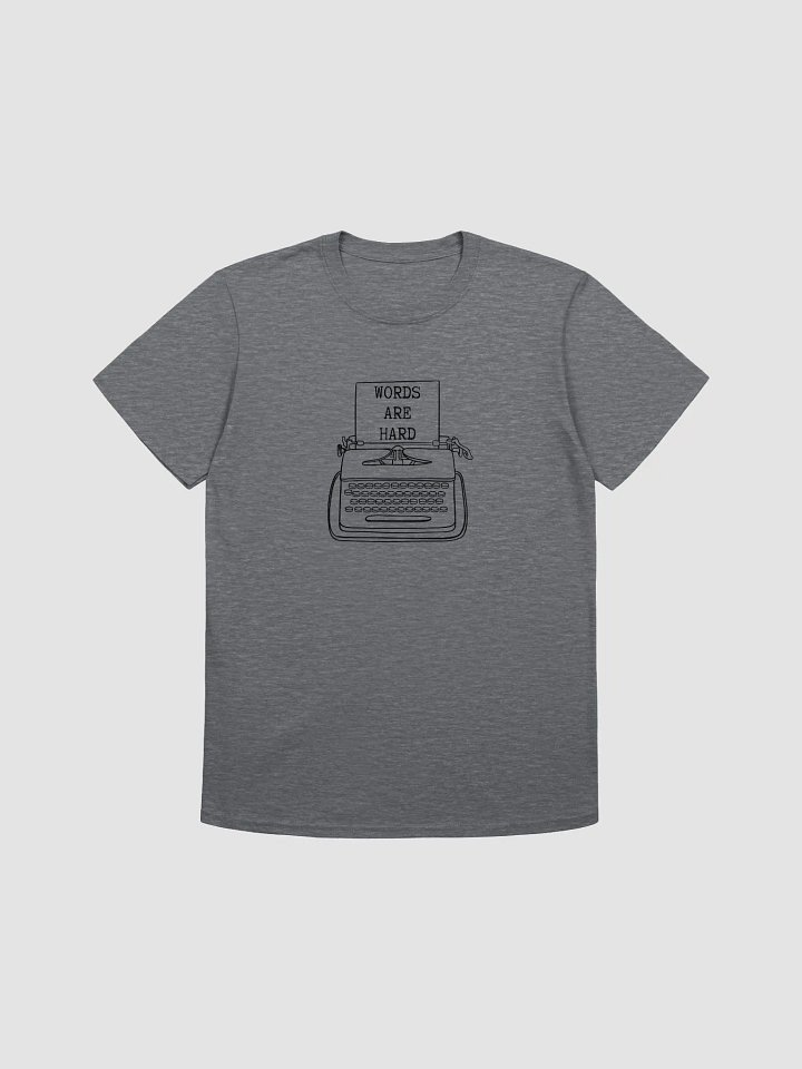 WORDS ARE HARD - Black Design product image (1)