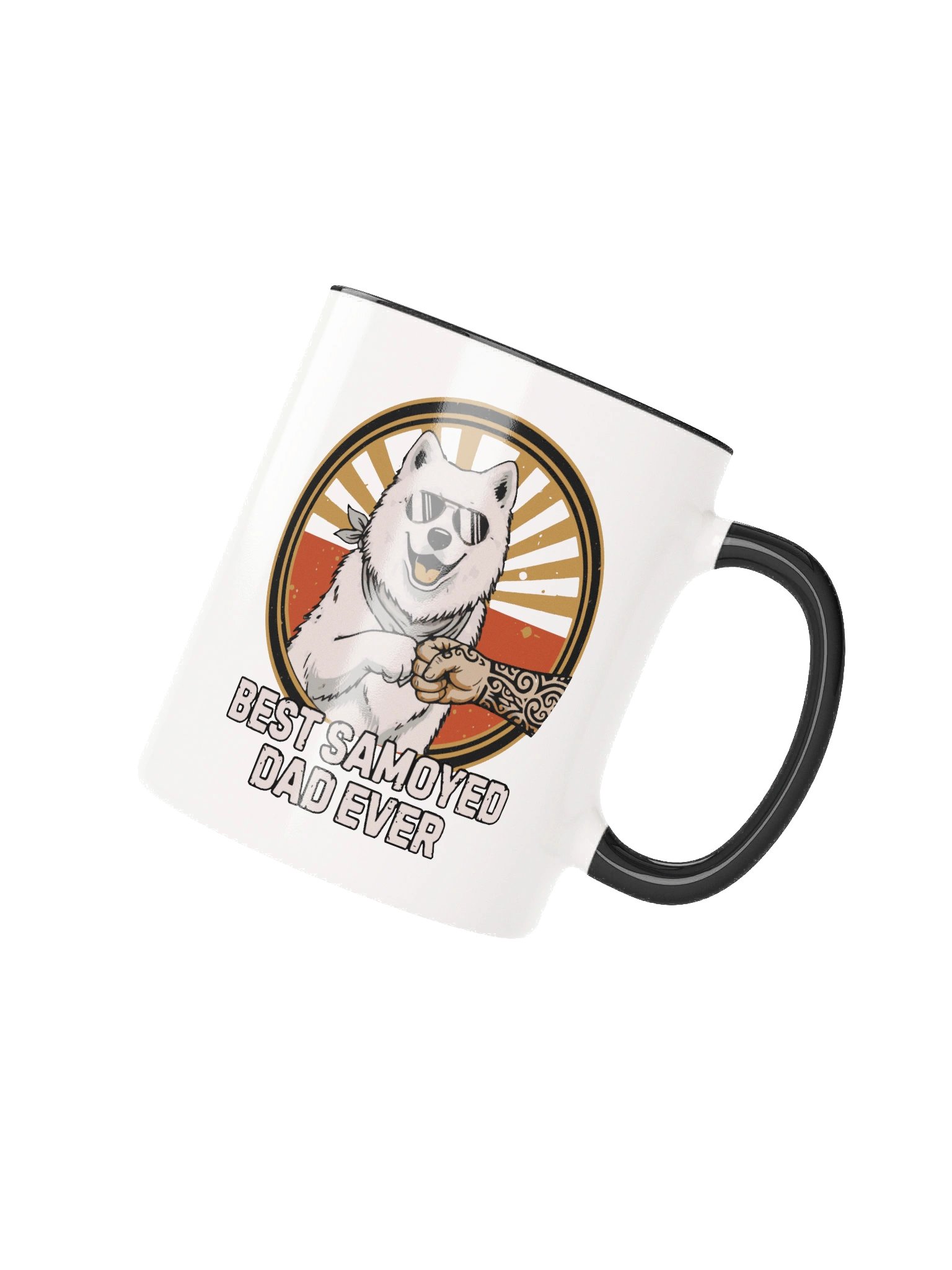 Best Samoyed Dad Ever, Fist Bump Mug product image (3)