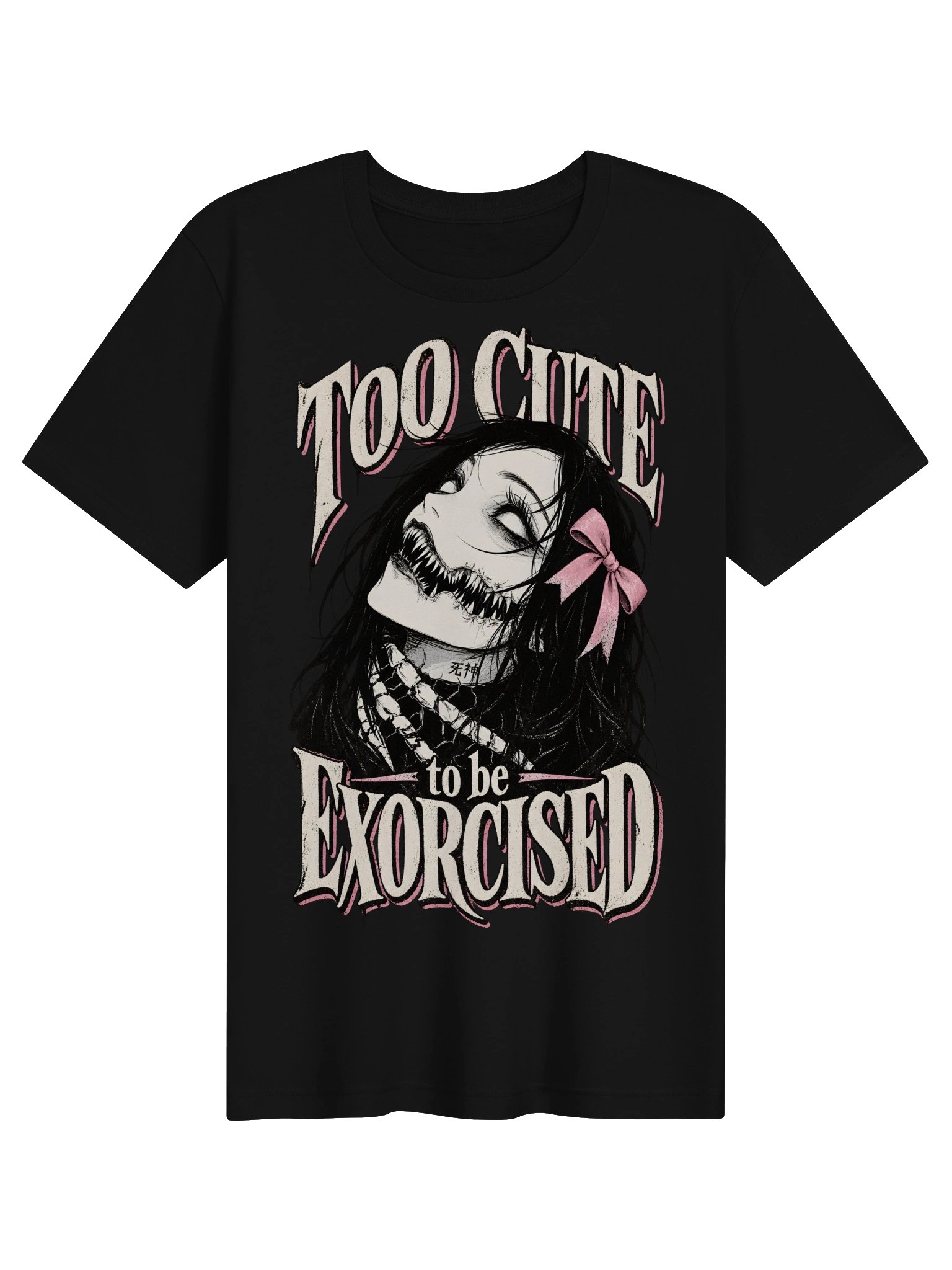 Too Cute To Be Exorcised Tee | Halloween Horror Graphic Tee product image (2)