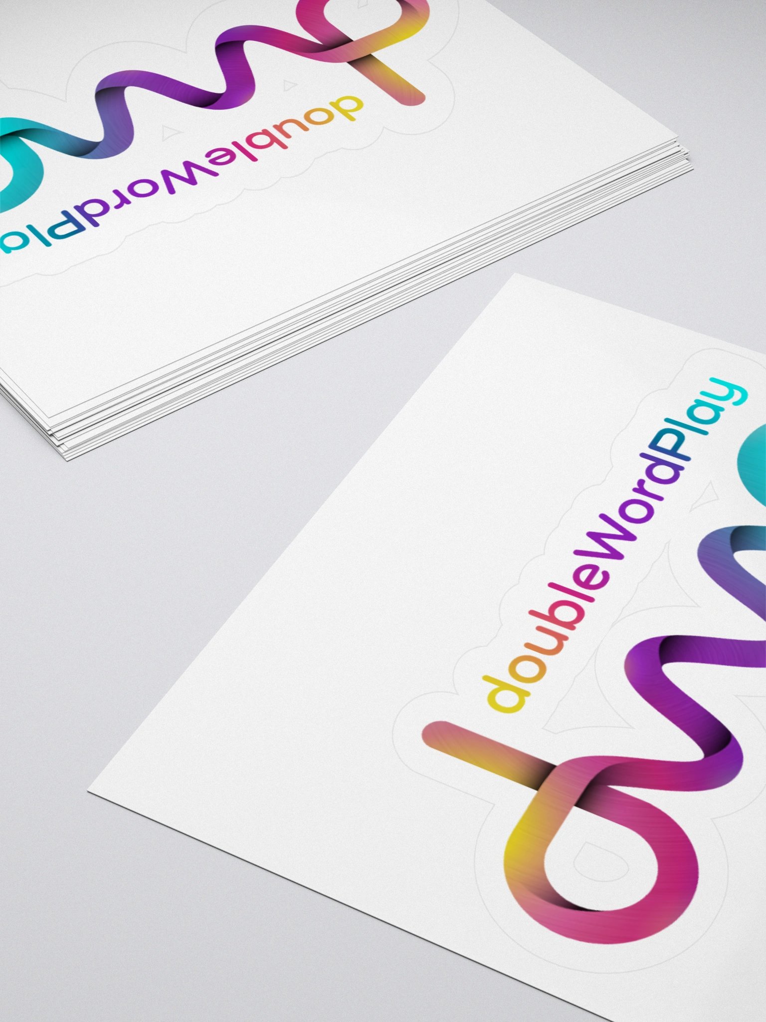 doubleWordPlay Logo Sticker product image (10)