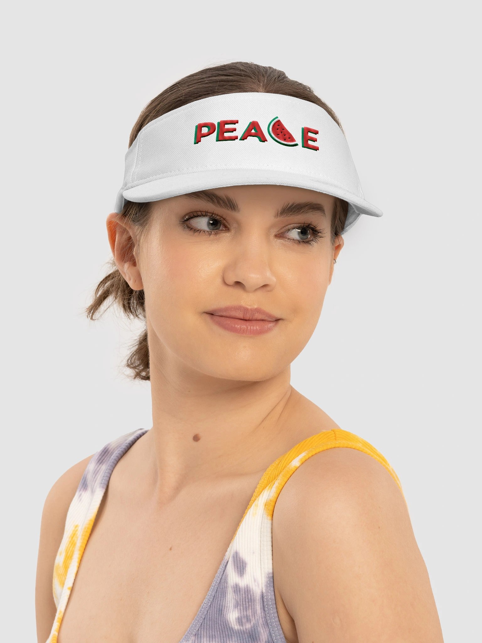 Watermelon Peace, Moisture-Wicking Visor product image (8)