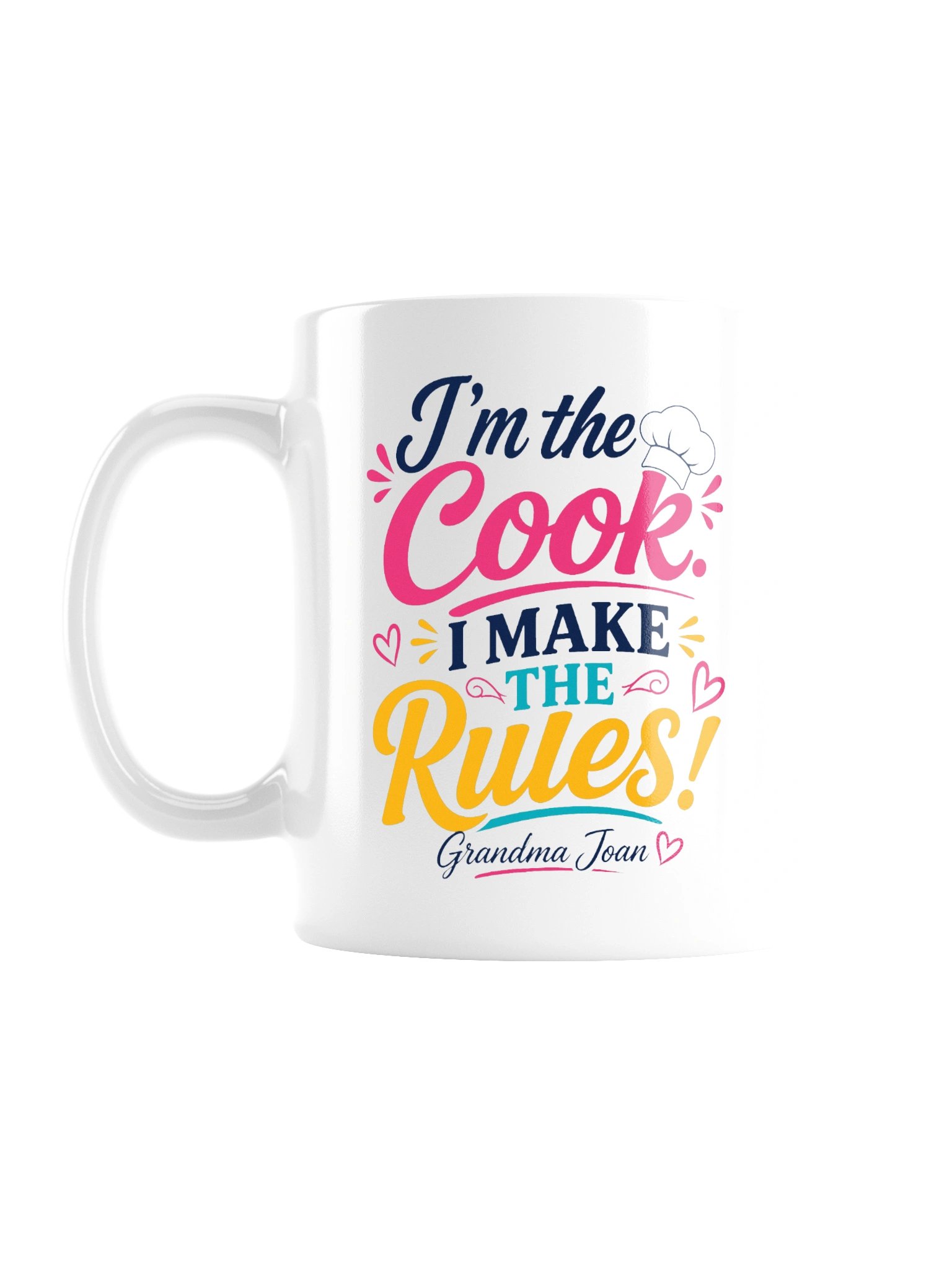 I'm the Cook, I make the Rules! - White Glossy Mug product image (1)
