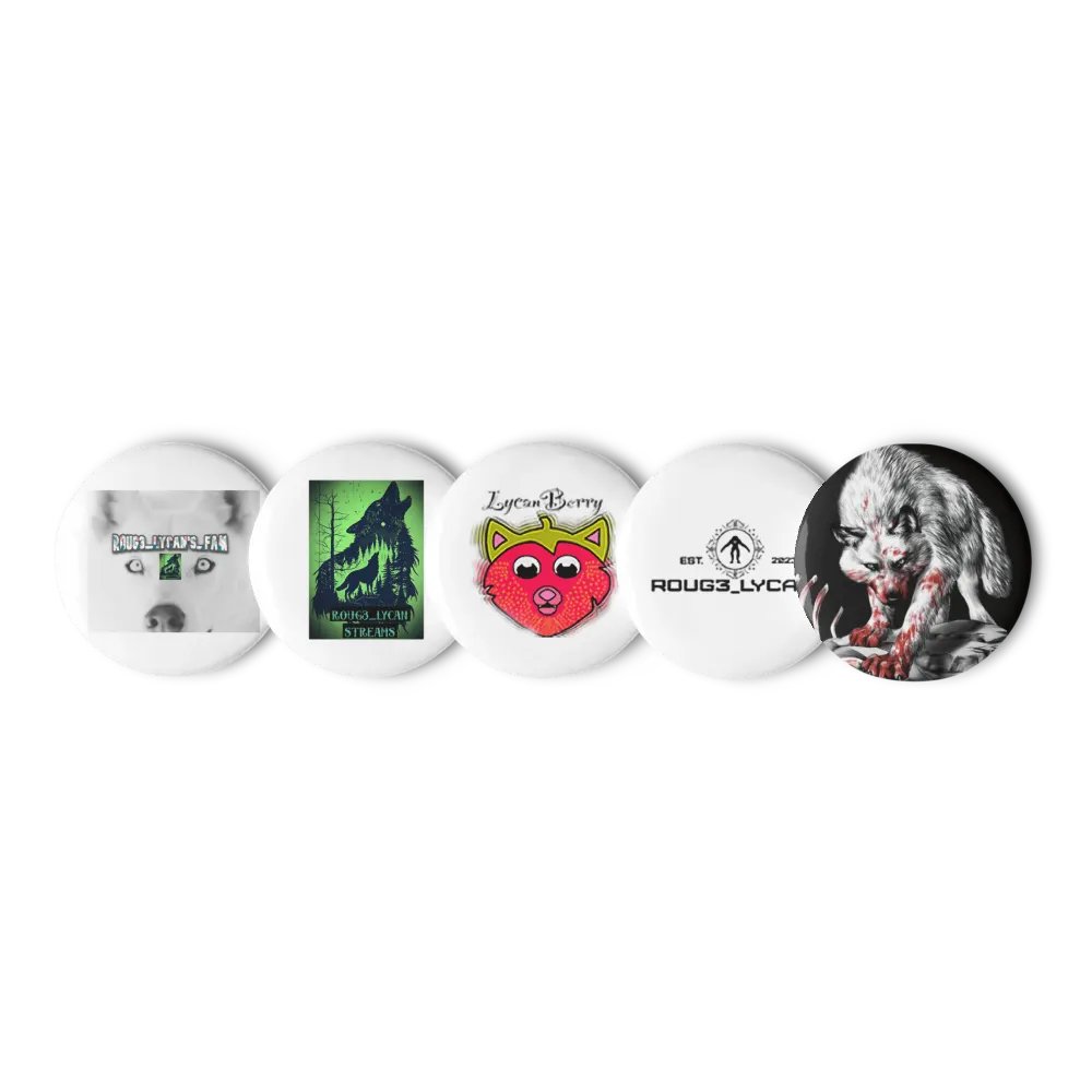 Roug3_lycan wolf Pin Badges product image (5)