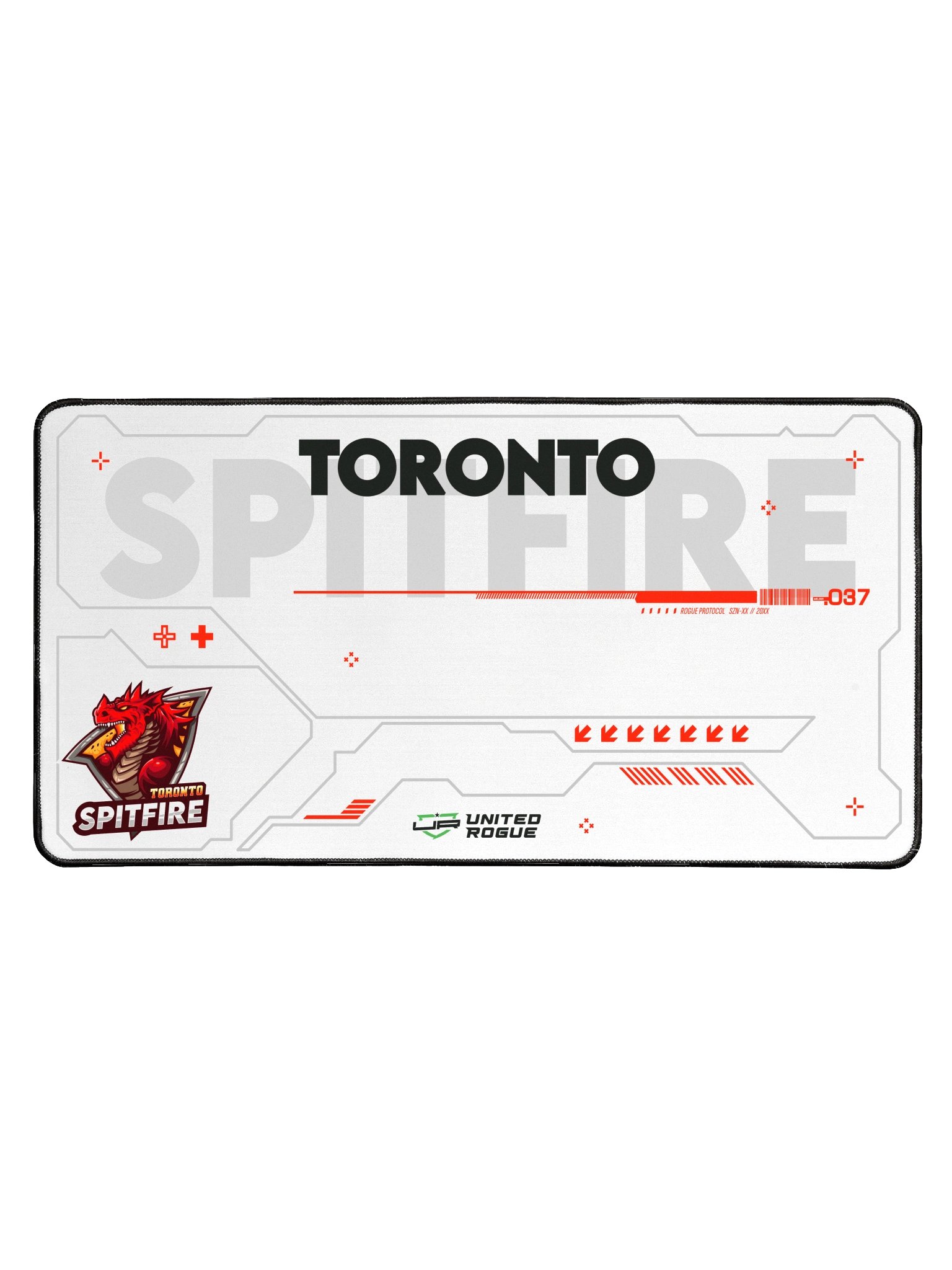 Toronto Spitfire White Desk Mat product image (1)