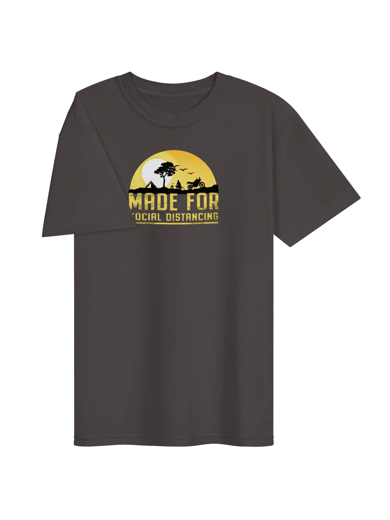 Made for Social Distancing | Adventure Motorcycle T-Shirt product image (3)