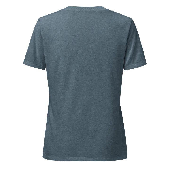 Women's Relaxed V-Neck T-Shirt - white logo product image (18)