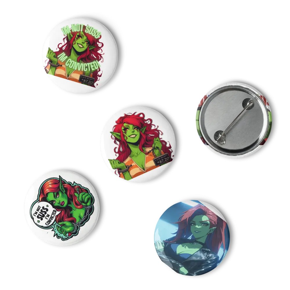 I'm Not Suss, I'm Convicted Pins product image (15)