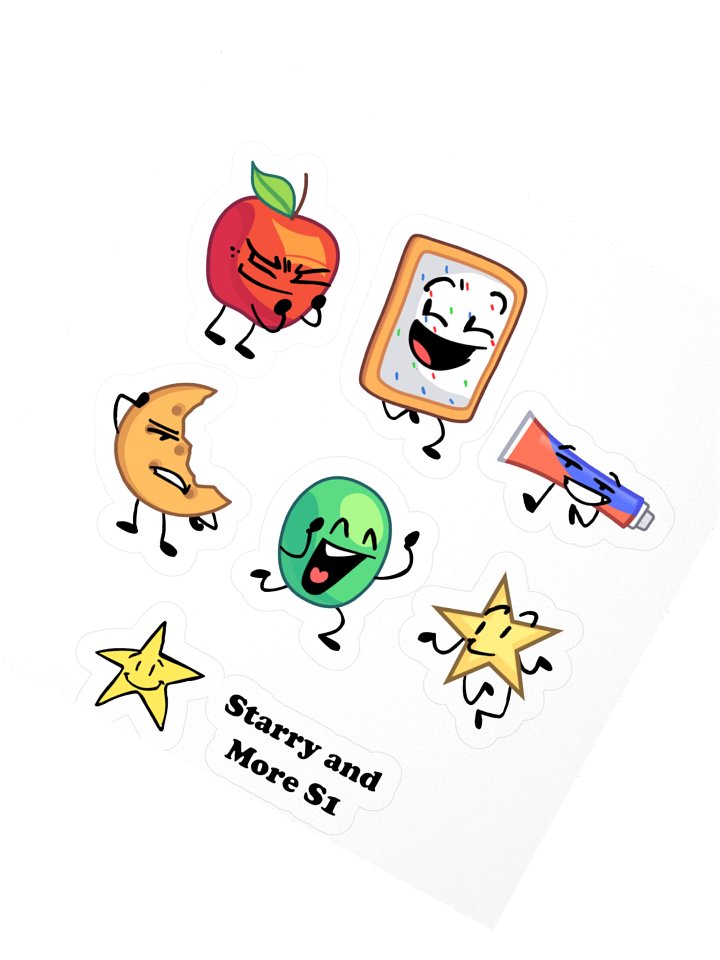 Starry and More S1 Cast Stickers product image (4)