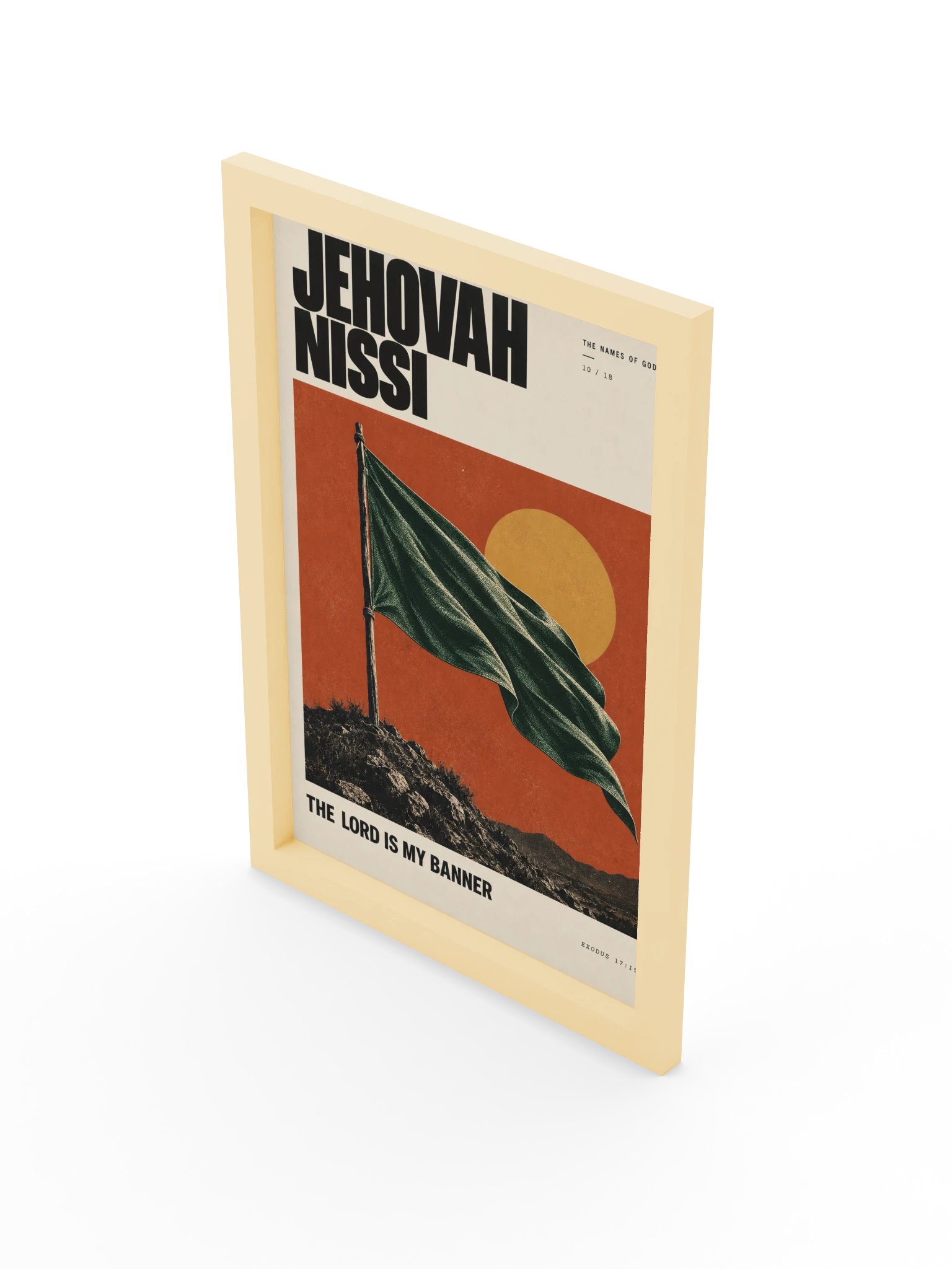 Jehovah Nissi | Names of God Framed Print product image (5)