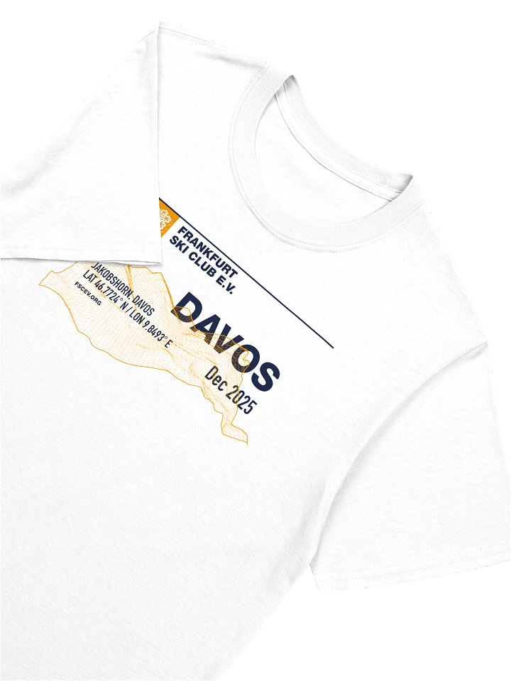 Davos / Jakobshorn Coordinates white (front only print) product image (2)